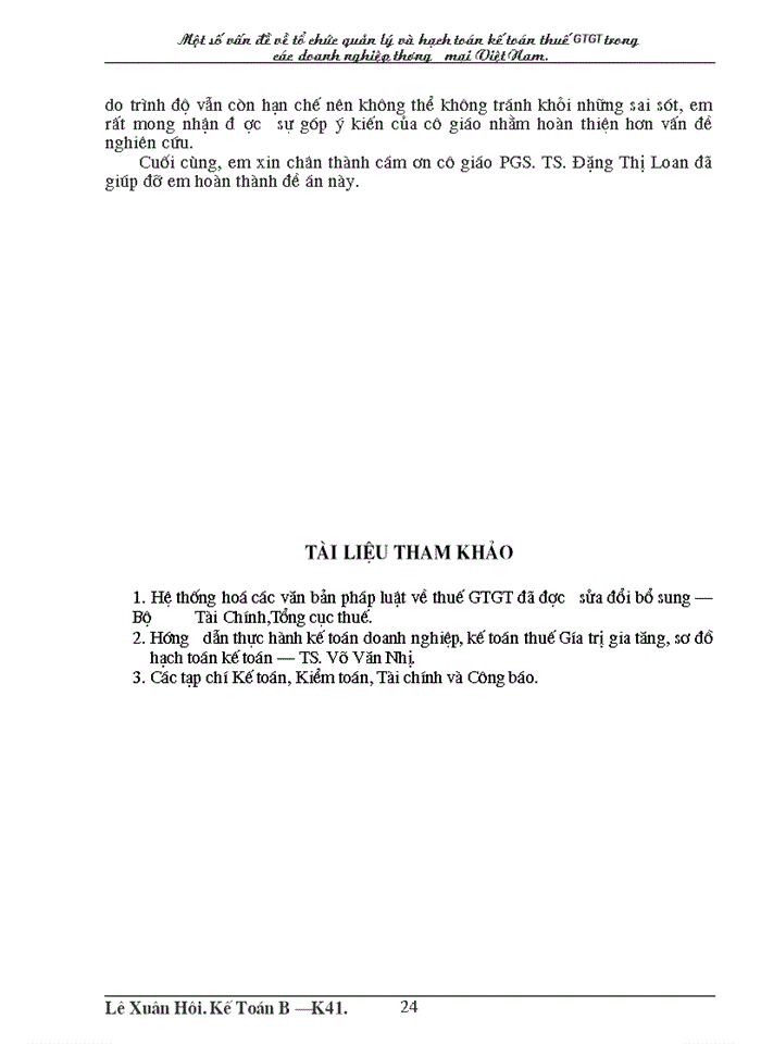 image for page Cơ sở lý luận về thuế Giá trị gia tăng và Kế toán thuế Giá trị gia tăng trong doanh nghiệp Thương mại ở Việt Nam