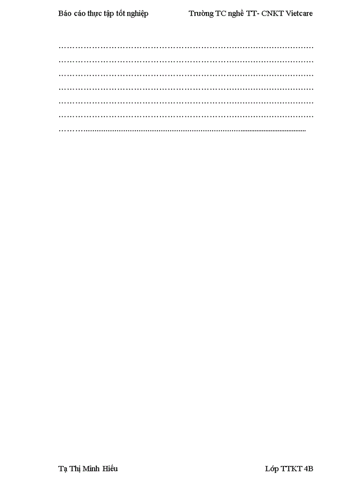 image for page Báo cáo thực tập tốt nghiệp tại Công ty Trách nhiệm Hữu hạn Thương mại và dịch vụ Âu Lạc