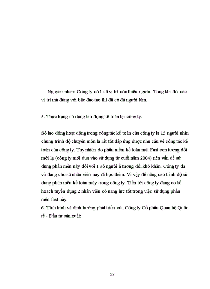 image for page Báo cáo Tại tại Công ty cổ phần quan hệ quốc tế - đầu tư sản xuất