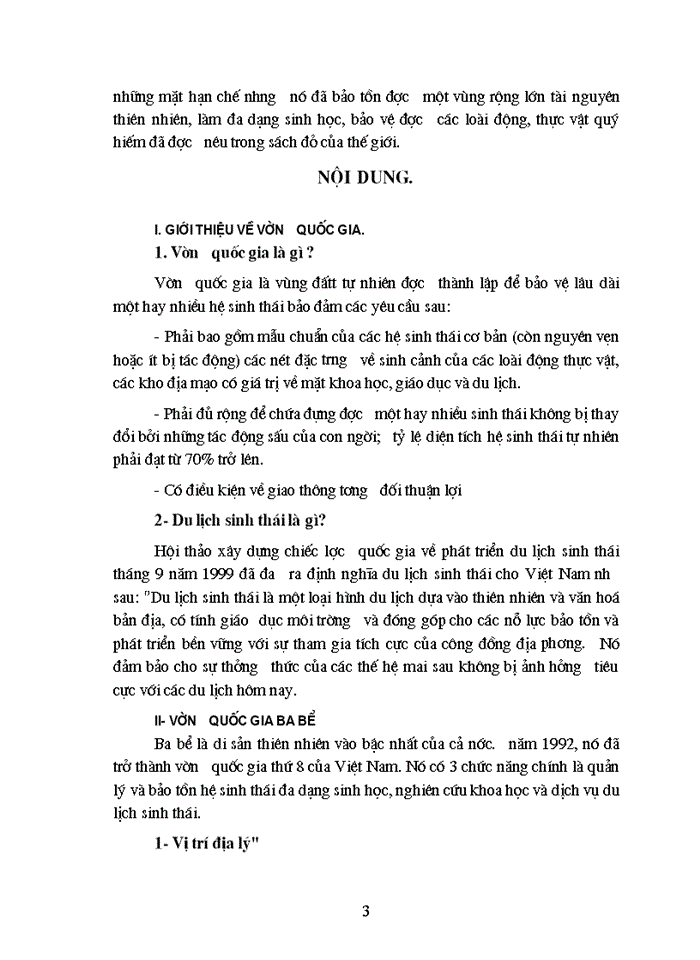 image for page Ưu nhược điểm và những hạn chế do du lịch sinh thái