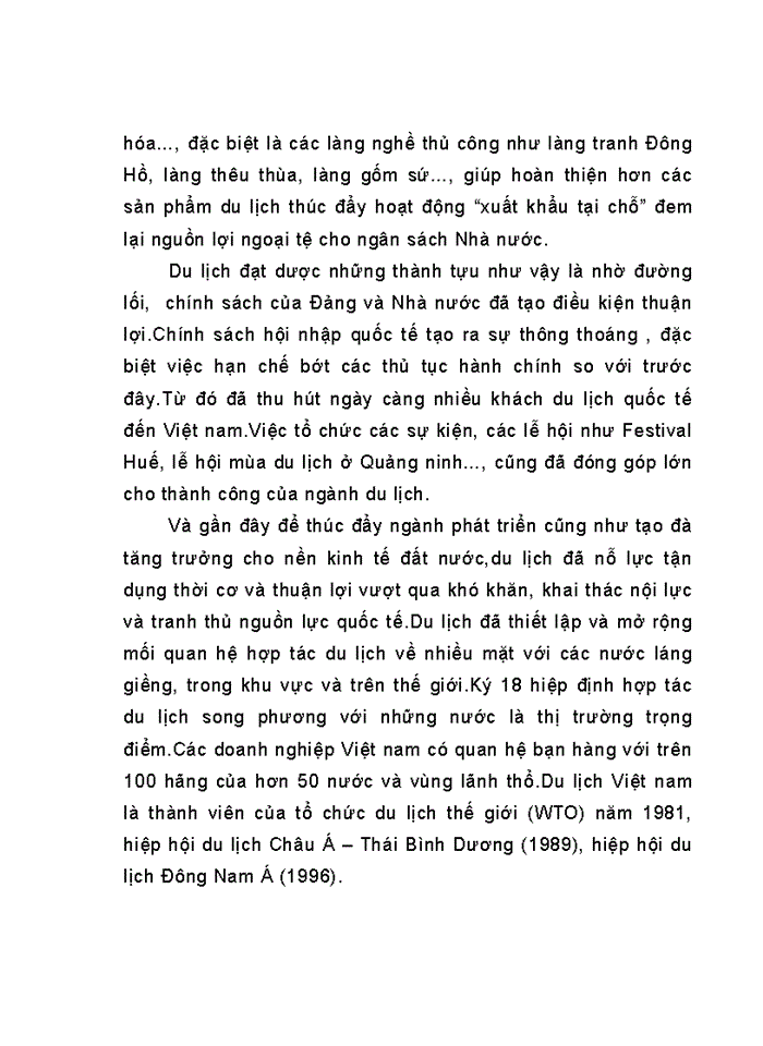 image for page Nghiên cứu mục tiêu chiến lược phát triển Du lịch ở Việt Nam đến năm 2010