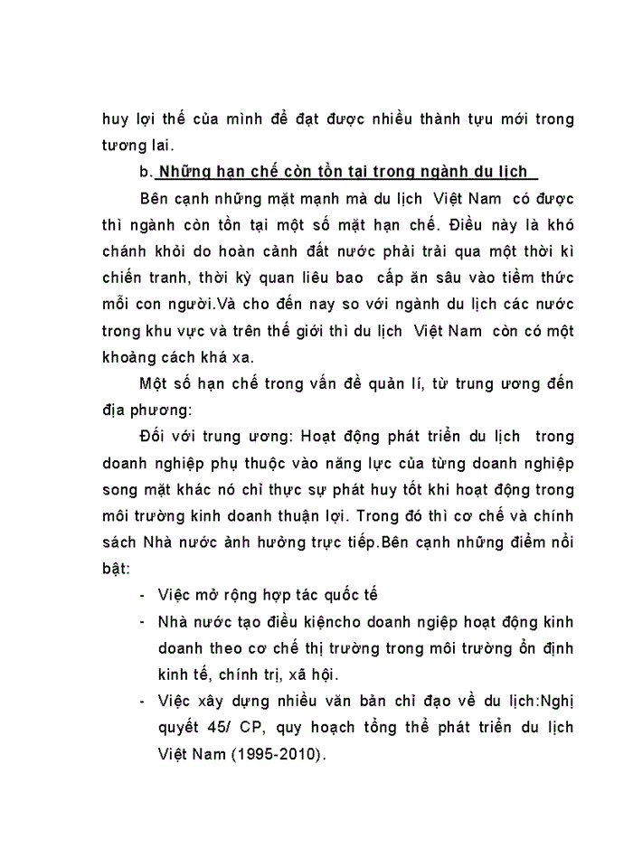 image for page Nghiên cứu mục tiêu chiến lược phát triển Du lịch ở Việt Nam đến năm 2010