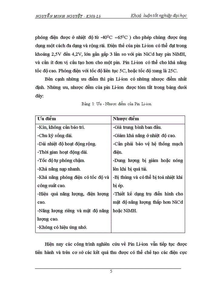 image for page Tìm hiểu tổng quan về pin Lithium ion