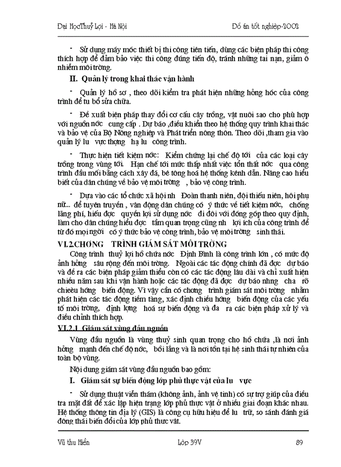 image for page Hướng dẫn đánh giá tác động môi trường các dự án phát triển tài nguyên nước