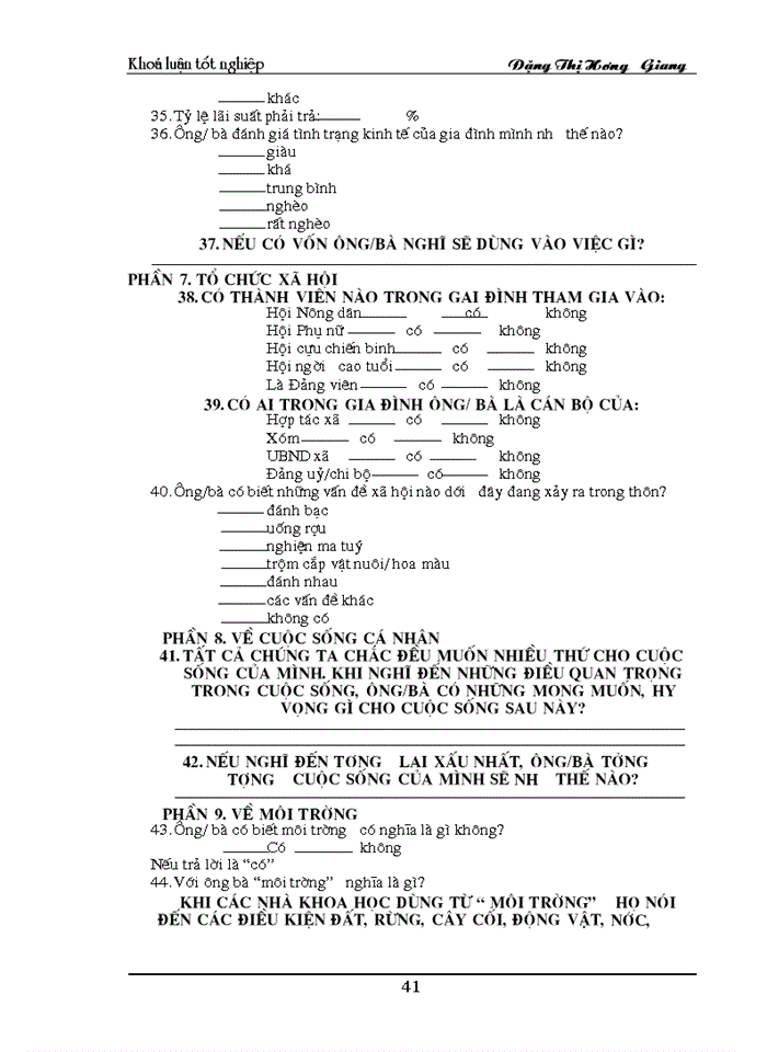 image for page Công tác xoá đói giảm nghèo và các vấn đề môi trường liên quan tại xã Tân Hưng huyện Sóc Sơn Thành phố Hà Nội