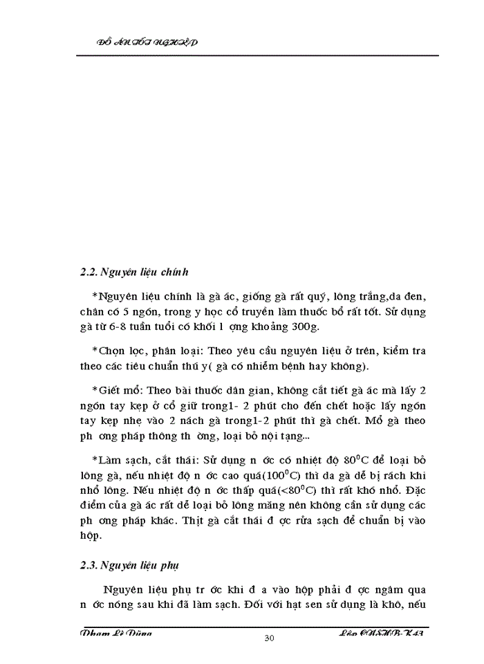 image for page Công nghệ chế biến gà ác tần thuốc bắc đóng hộp và theo dõi bảo quản sau 3 tháng