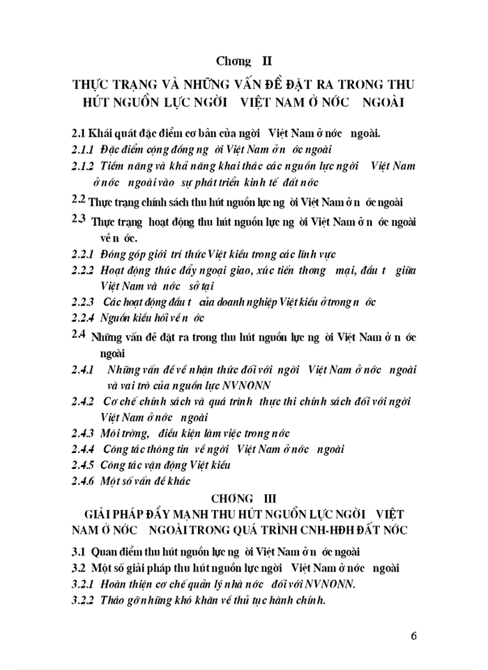 Giải pháp đẩy mạnh thu hút nguồn lực người Việt Nam ở nước ngoài trong sự nghiệp Công nghiệp hóa - Hiện đại hóa đất nước