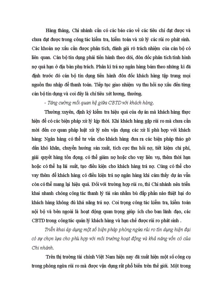 image for page Thực trạng và Một số Giải pháp nâng cao chất lượng tín dụng tại Ngân hàng Nông nghiệp và Phát triển Nông thôn huyện Thanh Trì