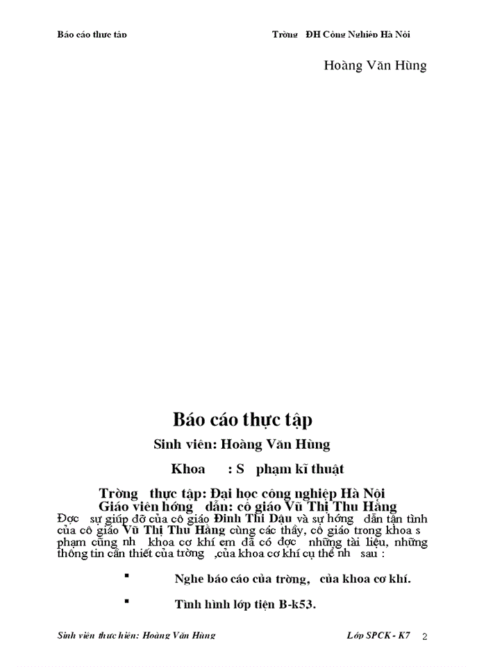 image for page Báo cáo thực tập