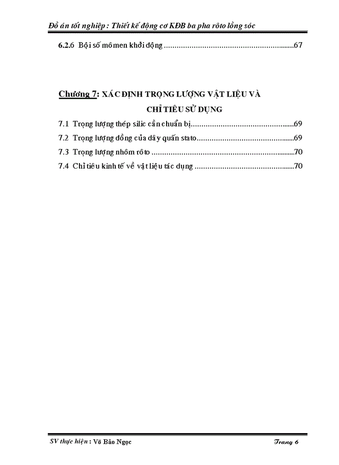 Thiết kế động cơ KĐB ba pha rụto lồng súc