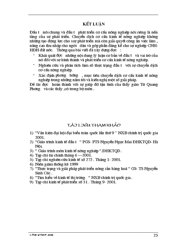 image for page Đầu tư phát triển cho sự chuyển dịch cơ cấu kinh tế nông nghiệp Việt Nam