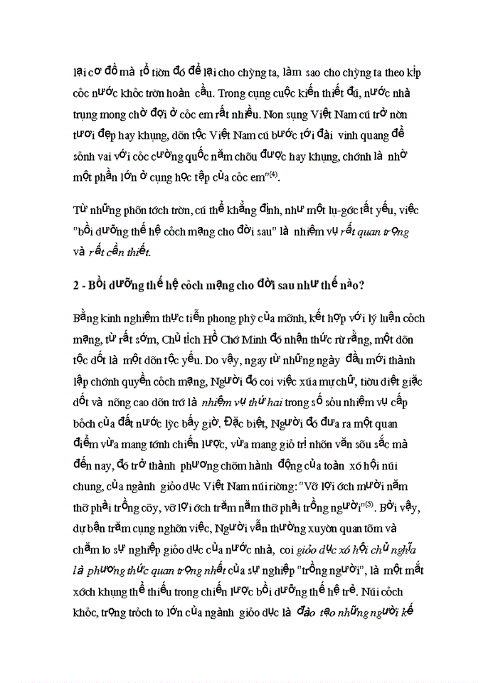 image for page Tư tưởng Tư tưởng Hồ Chí Minh về bồi dưỡng thế hệ cách mạng cho đêi sau