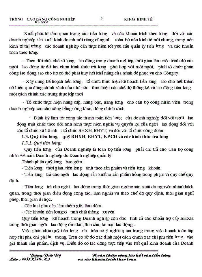 image for page Hoàn thiện công tác Kế toán tiền lương và các khoản trích theo lương tập tại Công ty Cổ Phần khách sạn Du Lịch Sông Nhuệ