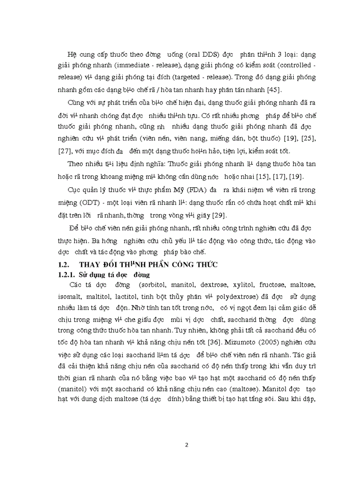 image for page Nghiên cứu bμo chế viên nén cefadroxil Giải phóng nhanh bằng phương pháp dập viên qua tạo hạt ướt