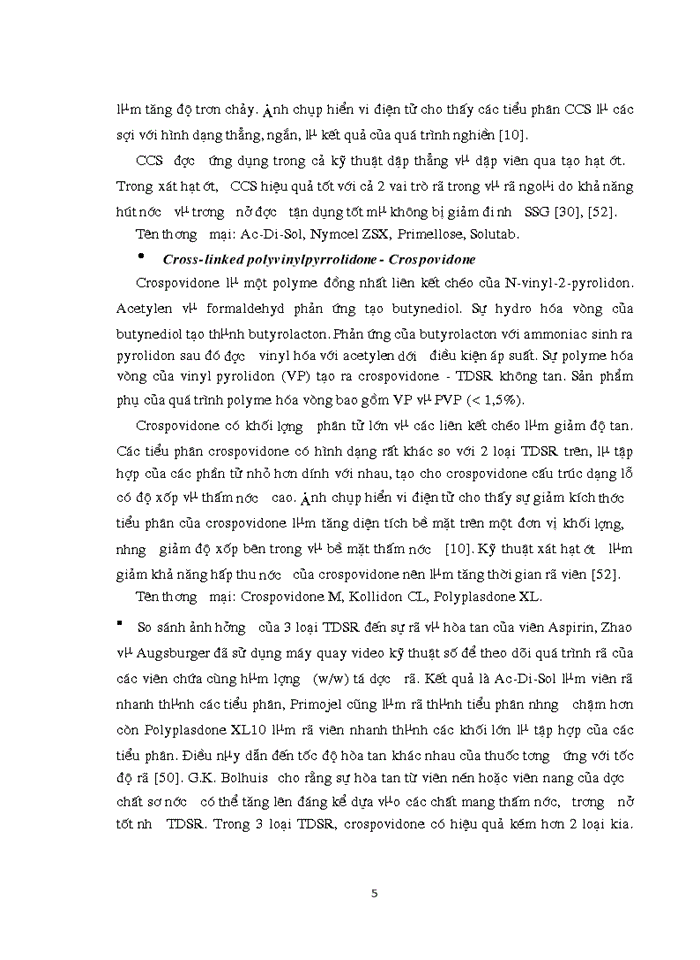 image for page Nghiên cứu bμo chế viên nén cefadroxil Giải phóng nhanh bằng phương pháp dập viên qua tạo hạt ướt