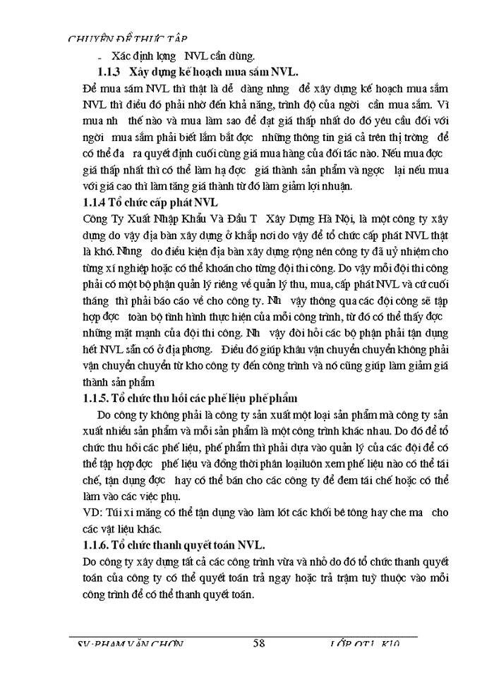 image for page Một số biện pháp nâng cao công tác quản lý Nguyên vật liệu ở Công ty Xuất nhập khẩu Và Đầu Tư Xây dựng Hà Nội