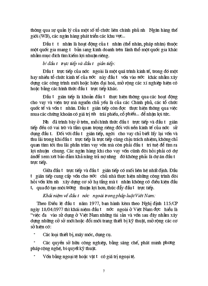 image for page Đầu tư NướC NGOàI TạI Việt Nam - VàI NéT Về THựC TRạNG Và Giải PHáP