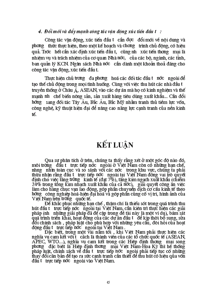 image for page Đầu tư NướC NGOàI TạI Việt Nam - VàI NéT Về THựC TRạNG Và Giải PHáP
