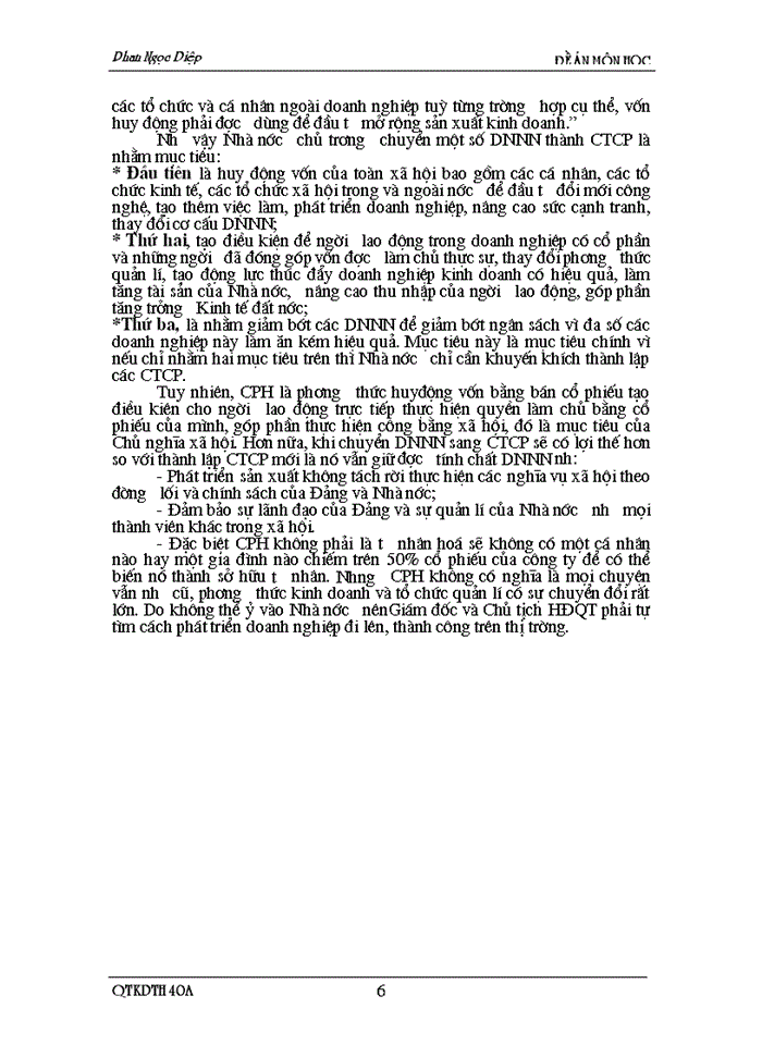 image for page Đánh giá hiệu quả Kinh doanh ở các Doanh nghiệp Nhà Nước sau khi chuyển thành các Công ty Cổ phần