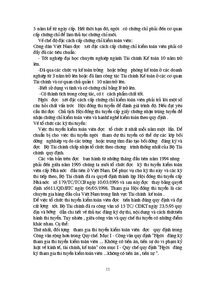 image for page Thực trạng về công tác đào tạo thi tuyển và cấp chứng chỉ Kiểm toán viên ở Việt Nam