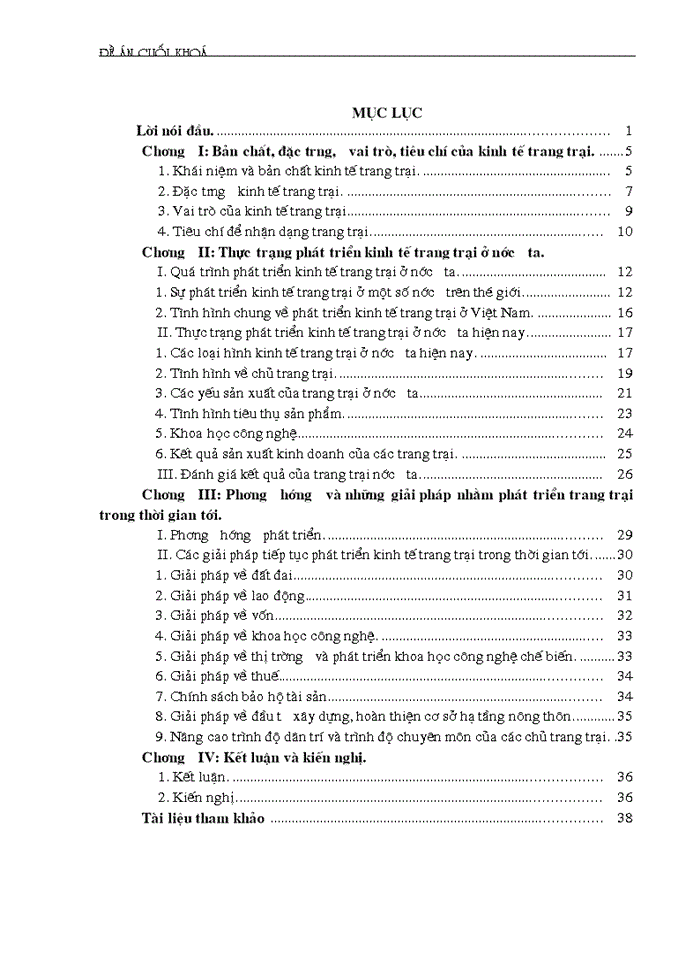 image for page Thực trạng và Giải pháp phát triển kinh tế trang trại ở nước ta