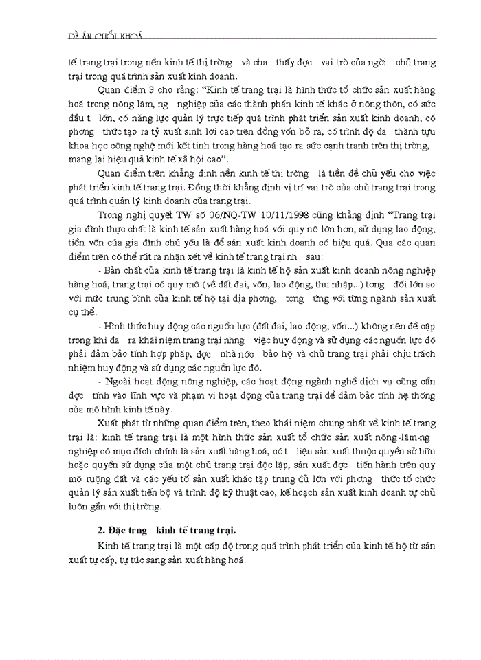 image for page Thực trạng và Giải pháp phát triển kinh tế trang trại ở nước ta