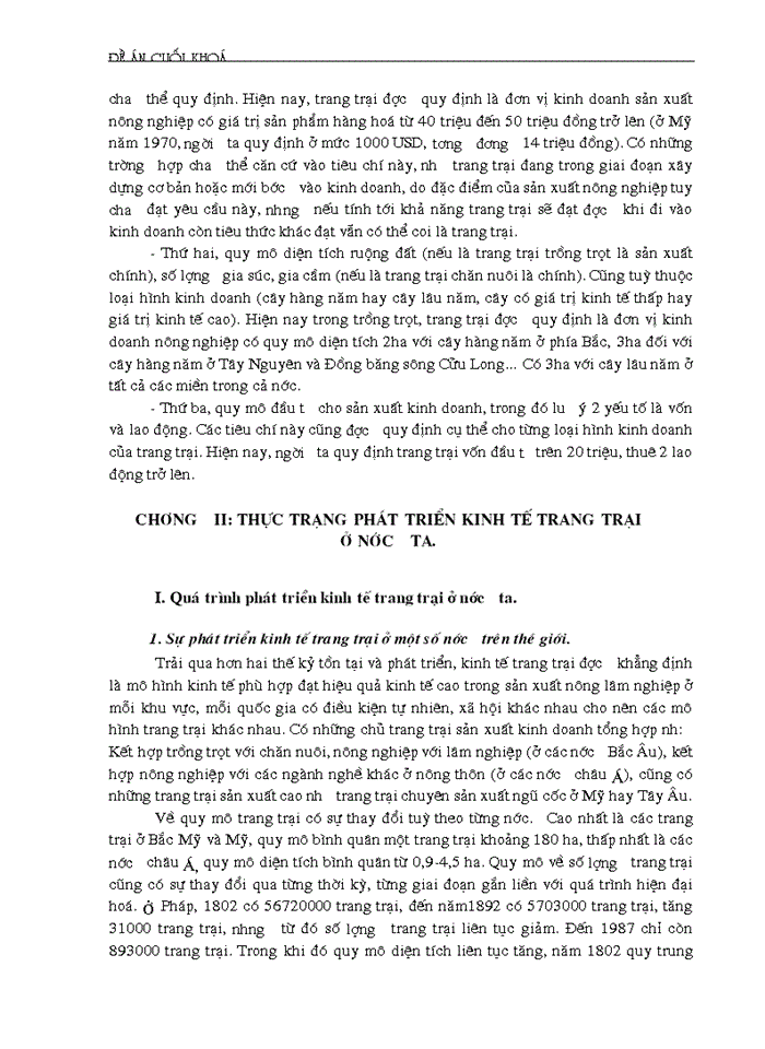 image for page Thực trạng và Giải pháp phát triển kinh tế trang trại ở nước ta