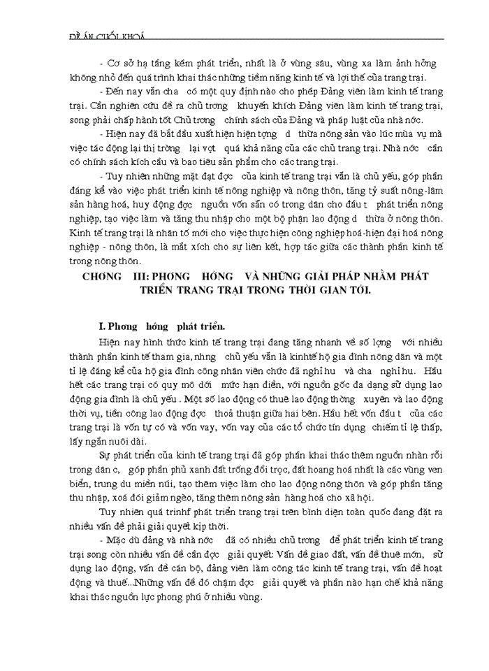 image for page Thực trạng và Giải pháp phát triển kinh tế trang trại ở nước ta