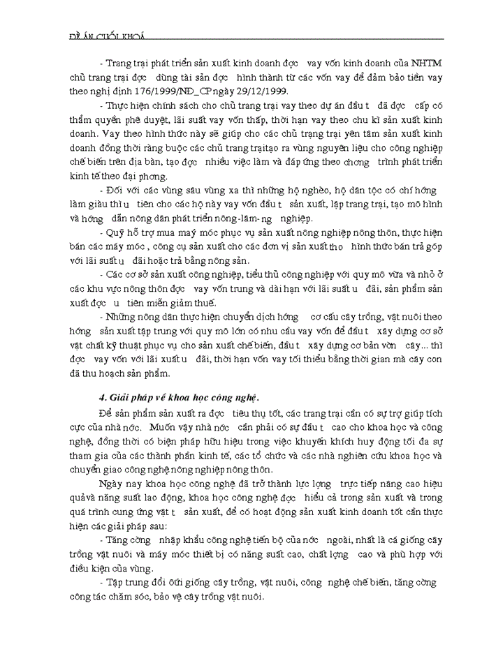 image for page Thực trạng và Giải pháp phát triển kinh tế trang trại ở nước ta