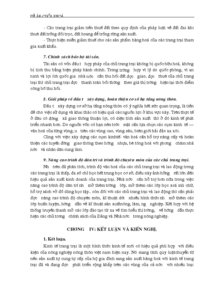 image for page Thực trạng và Giải pháp phát triển kinh tế trang trại ở nước ta