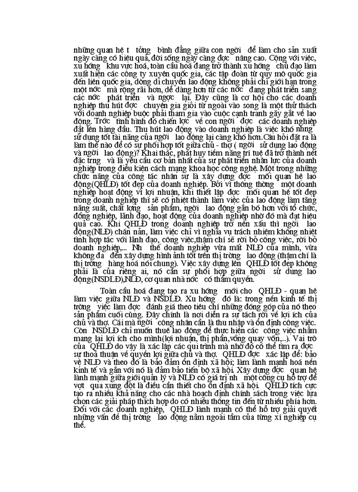 image for page Bàn về QHLĐ trong các doanh nghiệp ở nước ta