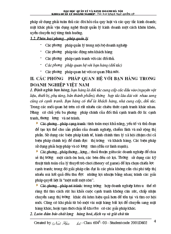 image for page Các phương pháp quản lý trong quan hệ với bạn hàng và vận dụng đối với các doanh nghiệp Việt Nam