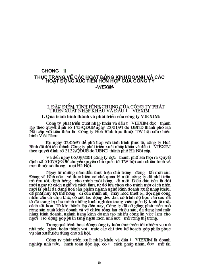 image for page Thực trạng và Giải pháp cho hoạt động xúc tiến hỗn hợp nhằm nâng cao hiệu quả Sản xuất Kinh doanh của Công ty Phát triển Xuất nhập khẩu và đầu tư VIEXIM