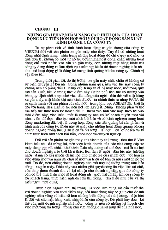 image for page Thực trạng và Giải pháp cho hoạt động xúc tiến hỗn hợp nhằm nâng cao hiệu quả Sản xuất Kinh doanh của Công ty Phát triển Xuất nhập khẩu và đầu tư VIEXIM
