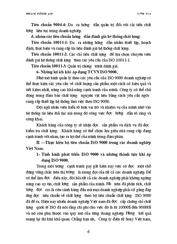 image for page ISO 9000 và áp dụng mô hình quản lý chất lượng tiên tiến trong các doanh nghiệp Việt Nam