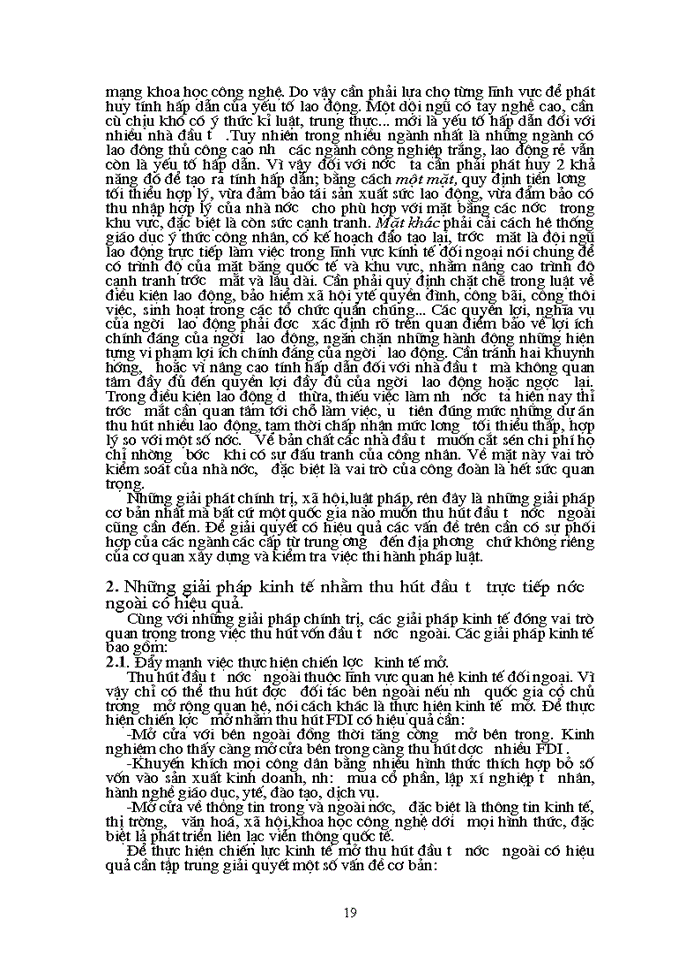 image for page Lý luận Xuất khẩu tư bản và vấn đề thu hút đầu tư trực tiếp nước ngoài FDI Việt Nam hiện nay