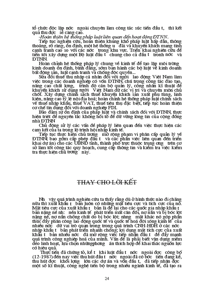 image for page Lý luận Xuất khẩu tư bản và vấn đề thu hút đầu tư trực tiếp nước ngoài FDI Việt Nam hiện nay