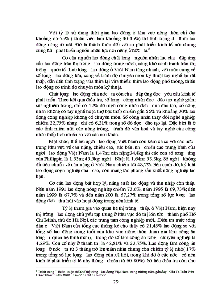 image for page Thực trạng dân số Việt Nam và ảnh hưởng của nó tới thị trường lao động trong tiến trình hội nhập kinh tế