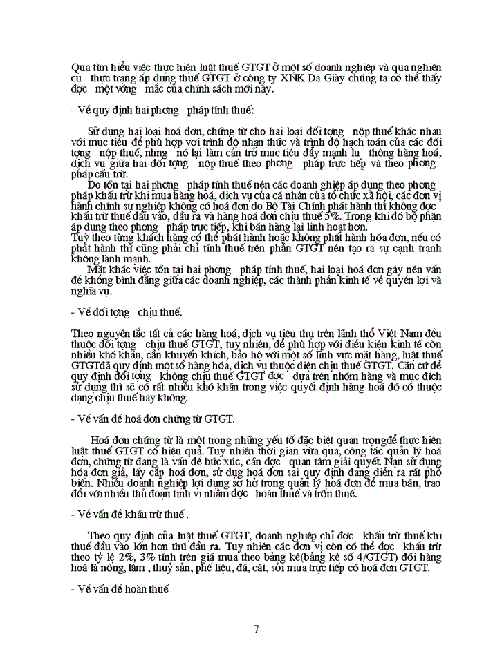 image for page Phân tích sự giống nhau và khác nhau giữa thuế phí lệ phí Trình bầy tình hình thuế VAT tại một Công ty Trách nhiệm Hữu hạn