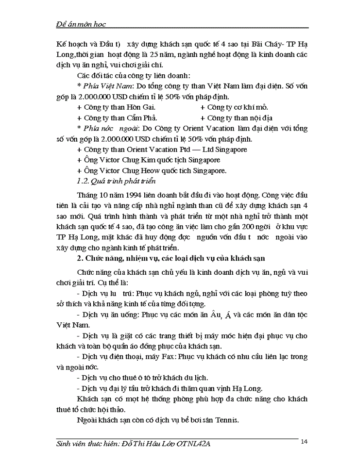 image for page Hoàn thiện công tác đào tạo và phát triển nguồn nhân lực tại khách sạn HERTAGE Hạ Long