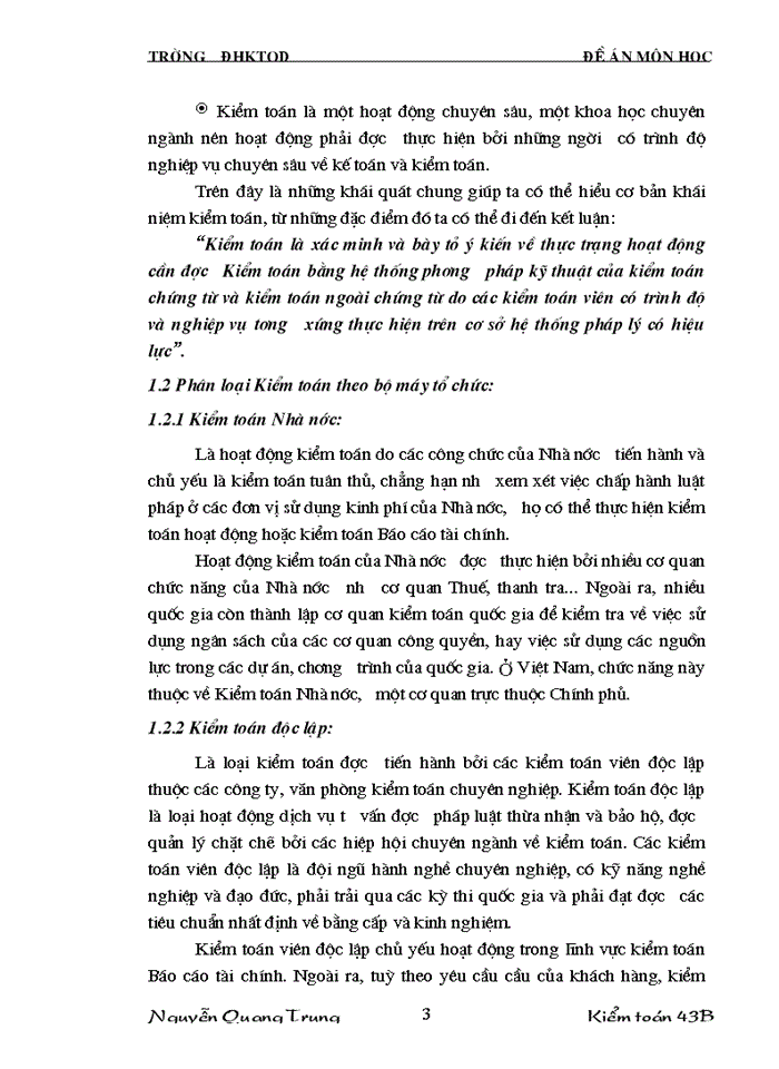 image for page Hoạt động của Kiểm toán độc lập trong nền Kinh tế Thị trường