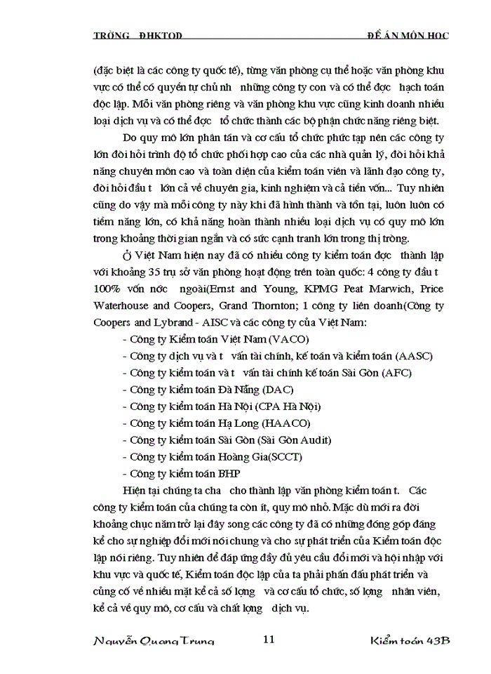 image for page Hoạt động của Kiểm toán độc lập trong nền Kinh tế Thị trường