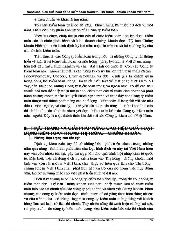 image for page Nâng cao hiệu quả hoạt động Kiểm toán trong thị Thị trường Chứng khoán Việt Nam