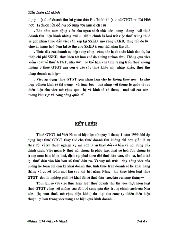image for page Thuế Giá trị gia tăng và tác động của nó đối với hoạt động Sản xuất Kinh doanh