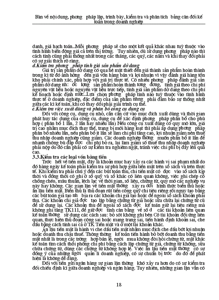 image for page Bàn về nội dung phương pháp lập trình bày kiểm tra và phân tích bảng cân đối Kế toán trong doanh nghiệp