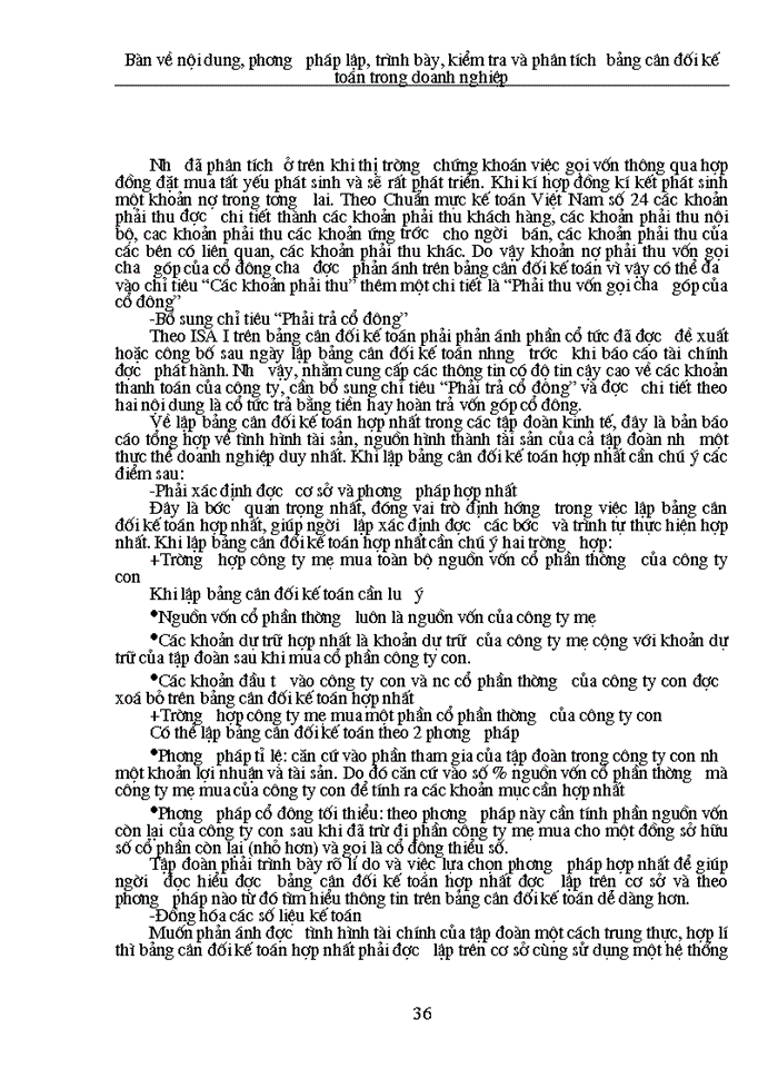 image for page Bàn về nội dung phương pháp lập trình bày kiểm tra và phân tích bảng cân đối Kế toán trong doanh nghiệp