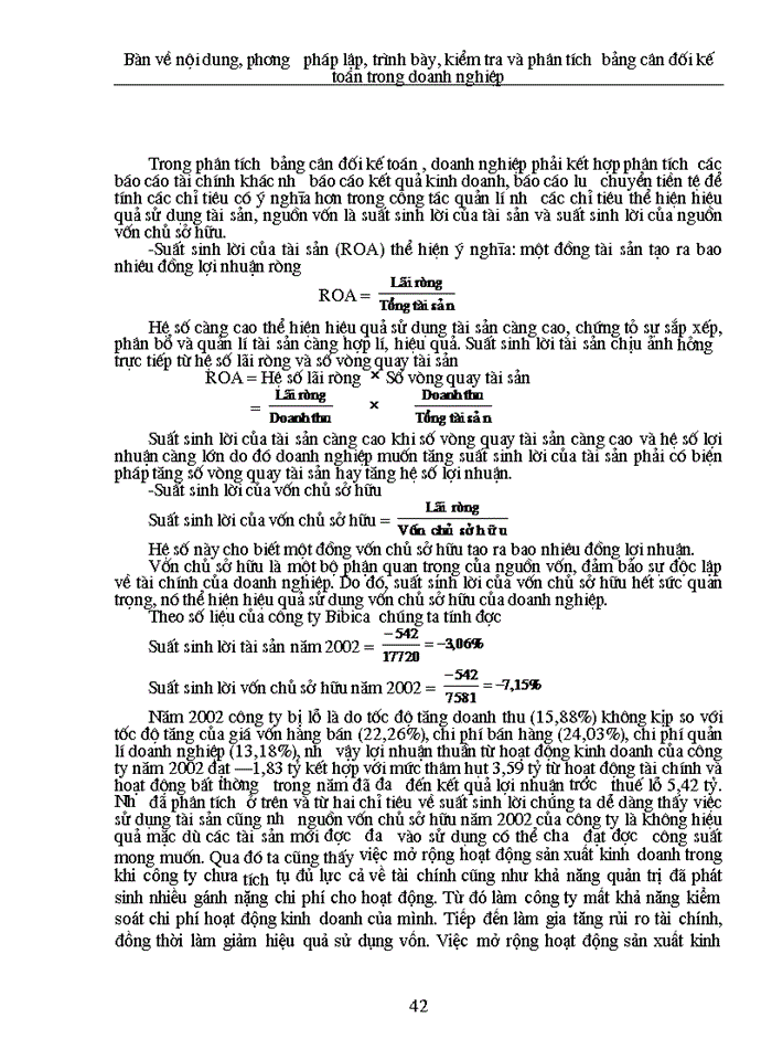 image for page Bàn về nội dung phương pháp lập trình bày kiểm tra và phân tích bảng cân đối Kế toán trong doanh nghiệp