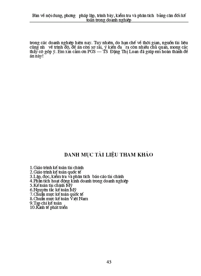 image for page Bàn về nội dung phương pháp lập trình bày kiểm tra và phân tích bảng cân đối Kế toán trong doanh nghiệp