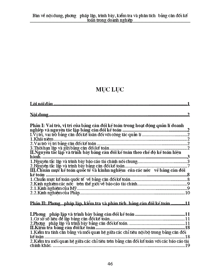 image for page Bàn về nội dung phương pháp lập trình bày kiểm tra và phân tích bảng cân đối Kế toán trong doanh nghiệp