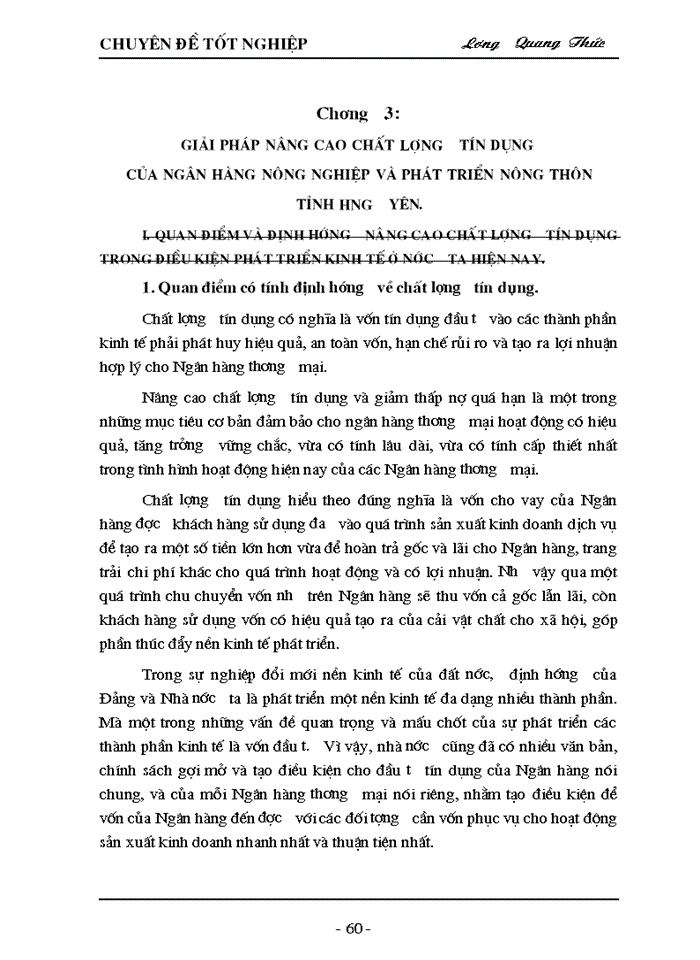 image for page Giải pháp nâng cao chất lượng tín dụng tại Ngân hàng Nông nghiệp và Phát triển Nông thôn tỉnh Hưng Yên